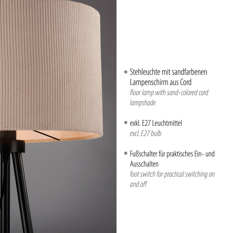 Lampadar Paul Neuhaus GREEN DURO 1xE27 Bej