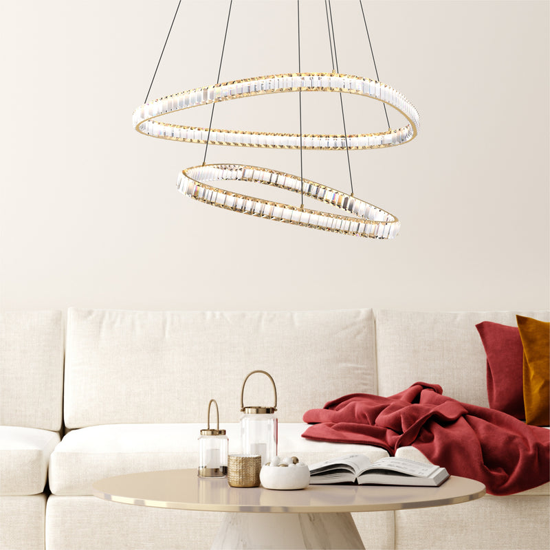 Lustra Zuma Line ATHESA LED Auriu