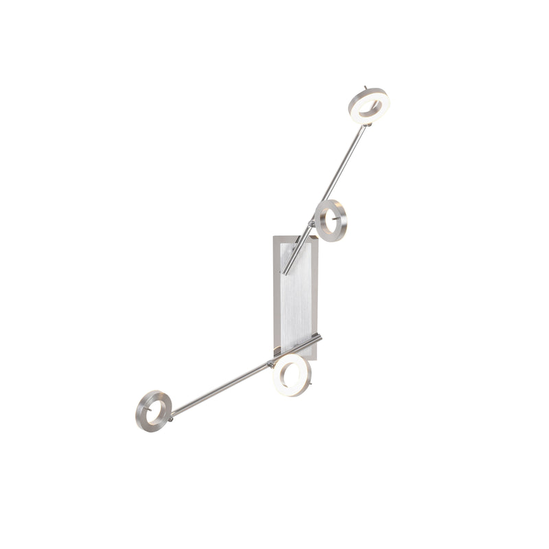 Plafoniera Paul Neuhaus SILEDA 4xLED Aluminiu