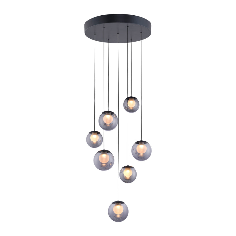 Lustra Paul Neuhaus PURE POPUP 7xLED Gri