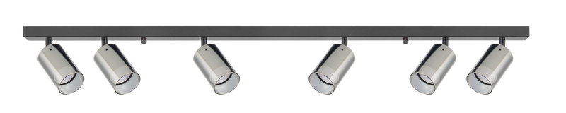 Plafoniera Zuma Line REN 6xGU10 Negru
