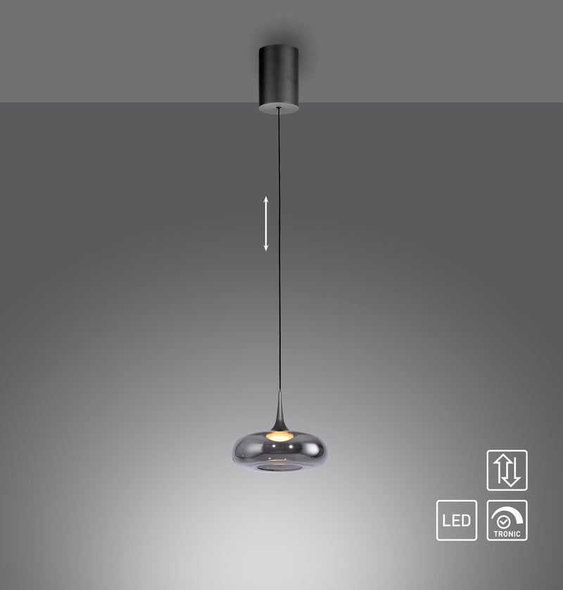 Lustra Paul Neuhaus POSH LED Gri