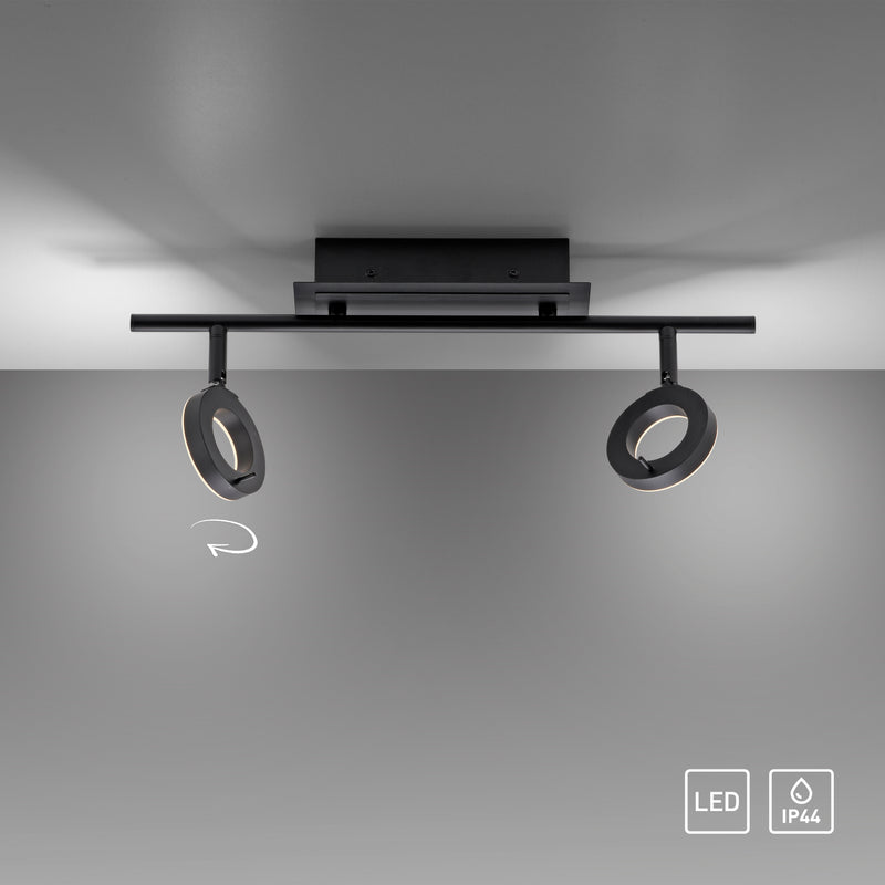 Plafoniera Paul Neuhaus SILEDA 2xLED Negru