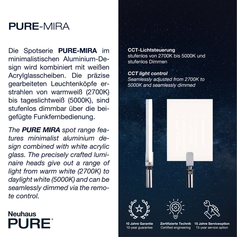 Plafoniera Paul Neuhaus PURE-MIRA 4xLED Aluminiu
