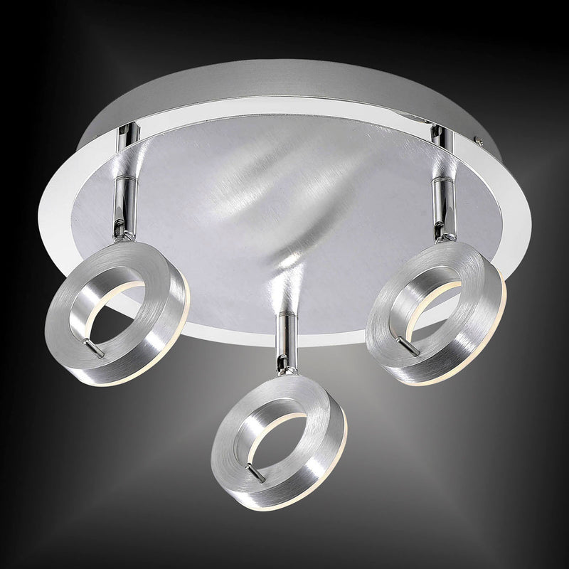 Plafoniera Paul Neuhaus SILEDA 3xLED Aluminiu