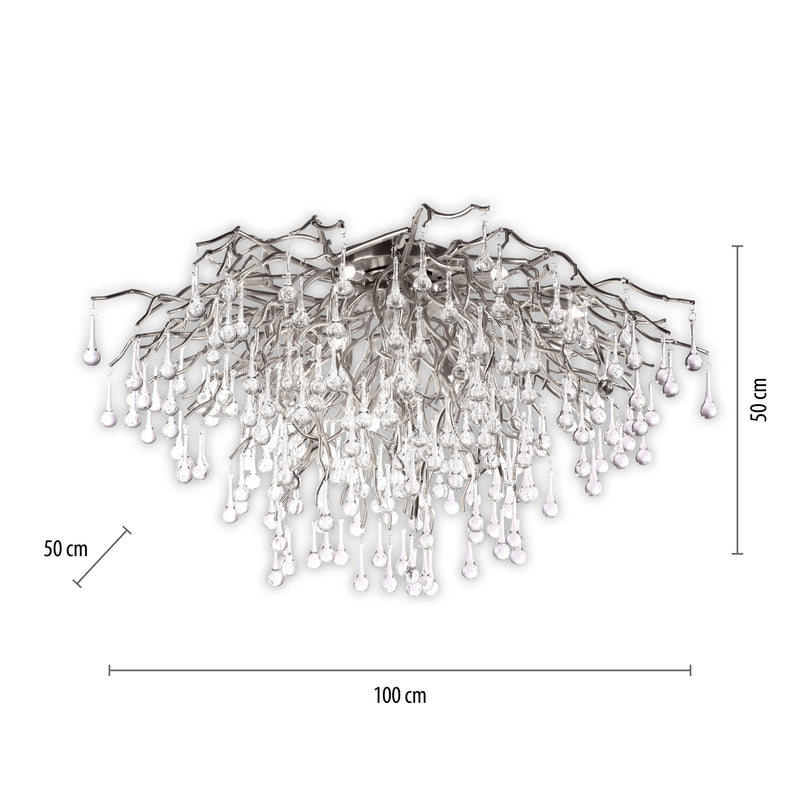 Plafoniera Paul Neuhaus ICICLE 14xG9 Otel