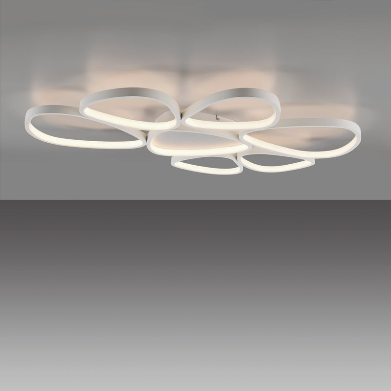 Plafoniera Paul Neuhaus PEBBLES 7xLED Alb