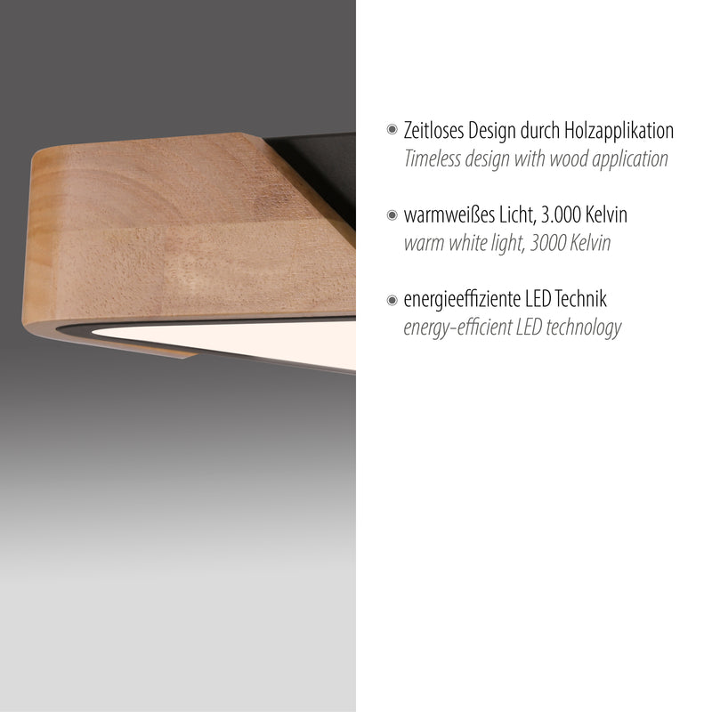 Plafoniera Zuma Line BILA LED Negru