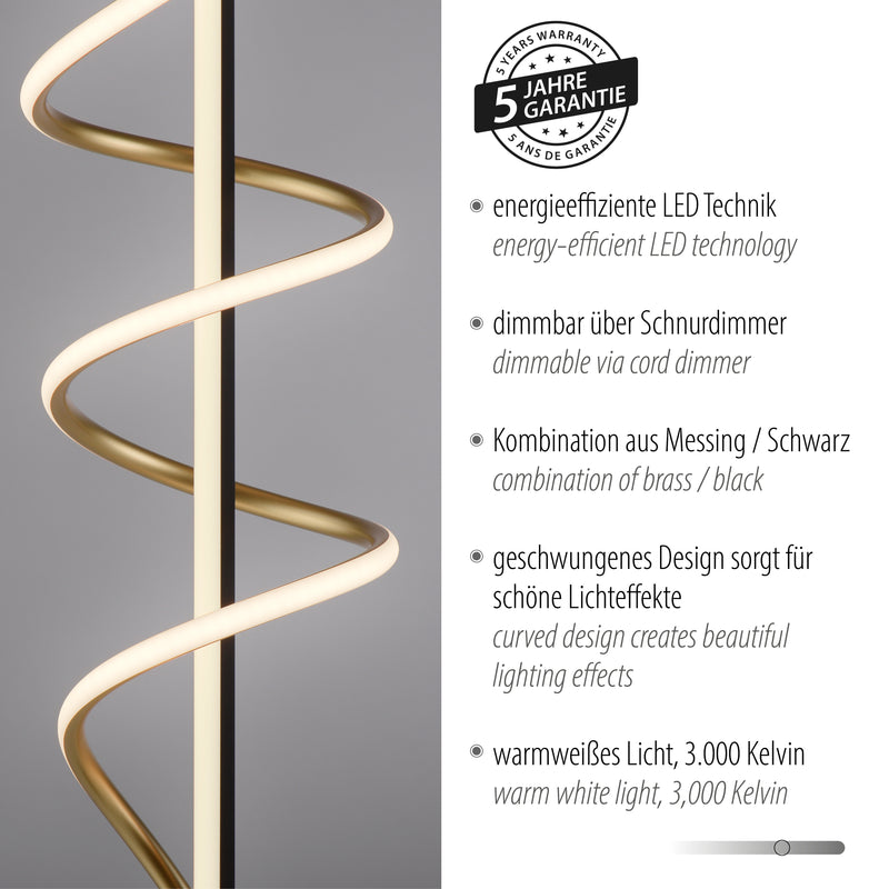 Lampadar Paul Neuhaus EMANDA LED Negru