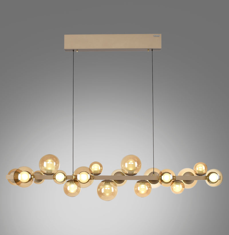 Lustra Paul Neuhaus PURE E-POPUP 18xLED Auriu