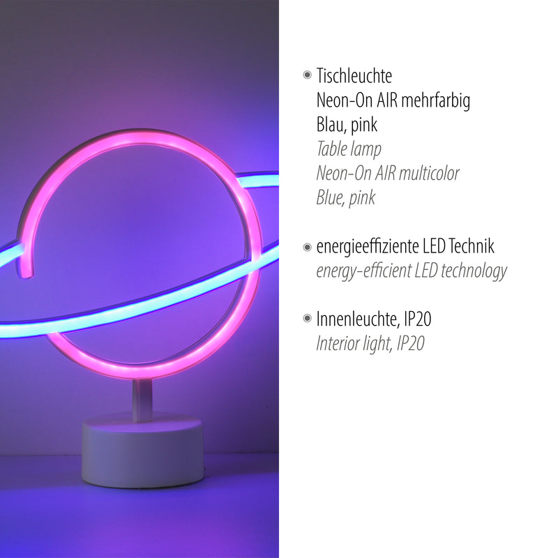 Veioza Zuma Line NEON-SATURN LED Multicolor