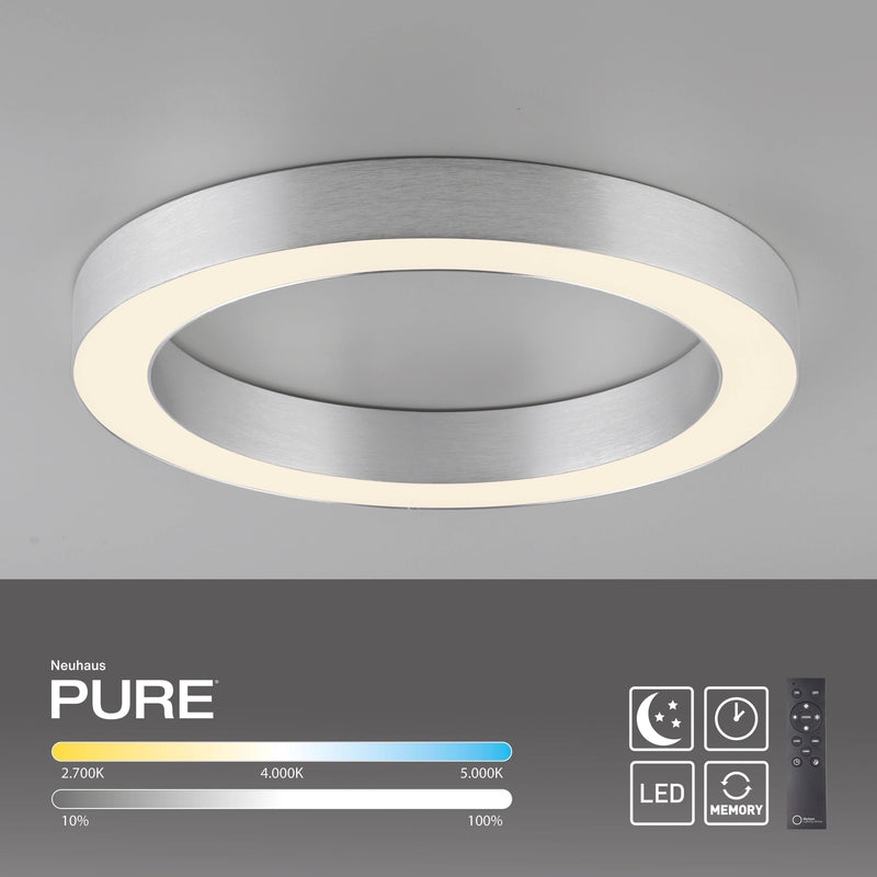 Plafoniera Paul Neuhaus PURE LINES ROUND LED Otel