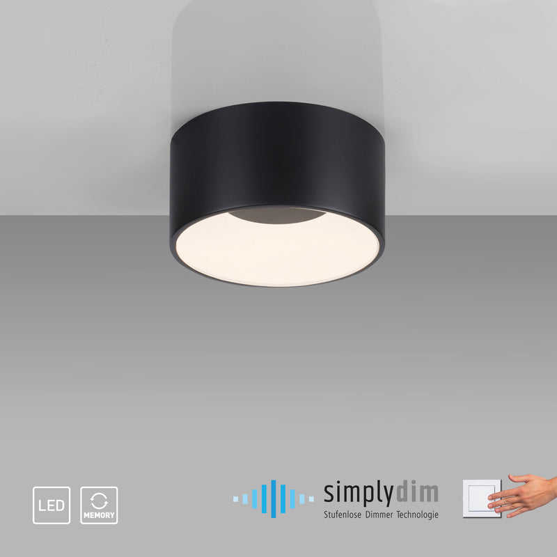 Plafoniera Paul Neuhaus TANIKA LED Negru
