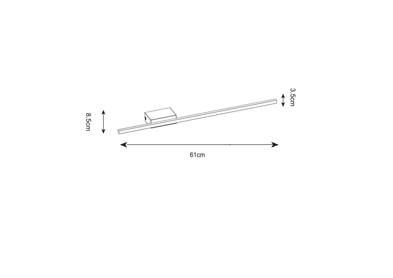Aplica Zuma Line NOBLI LED Crom