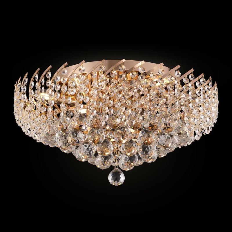 Plafoniera Living Maytoni Classic Karolina Auriu, 9XE14