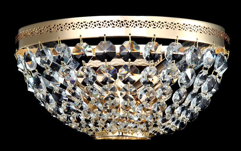 Aplica Cristal Maytoni Classic Ottilia Auriu, 2XE14