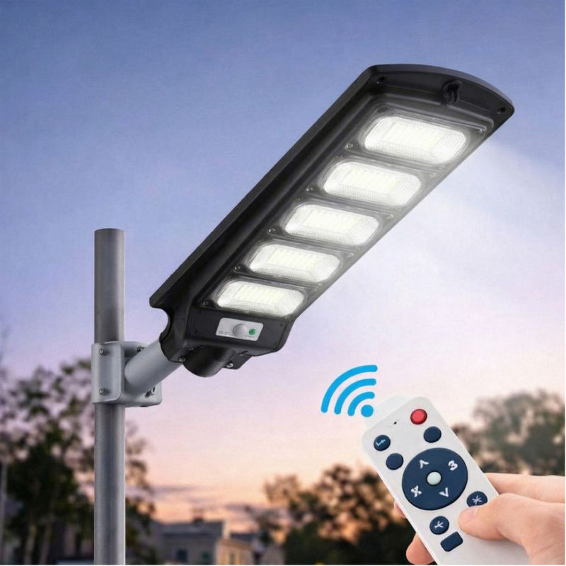 Corp stradal solar monocristalin cu telecomandă, 250W, 6400K, IP65