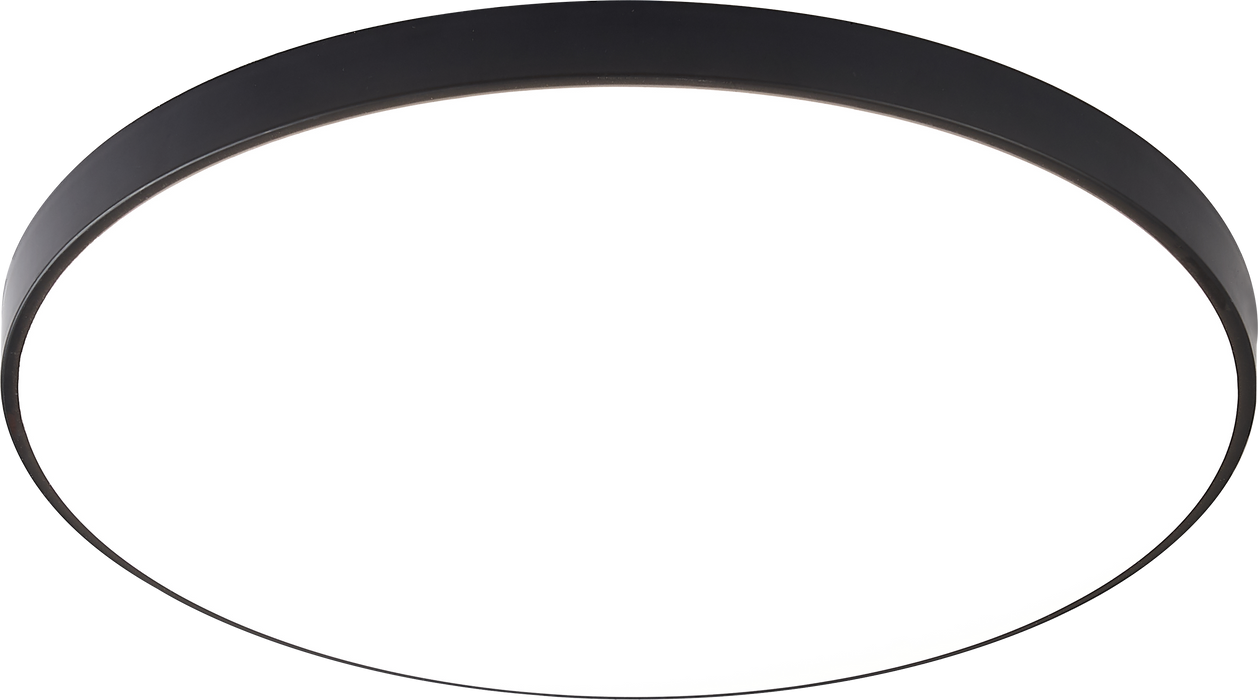 Plafoniera WM-C7300-S-BL LED 32W 2480LM 4000K Ø37 H4 plastic corp negru abajur alb