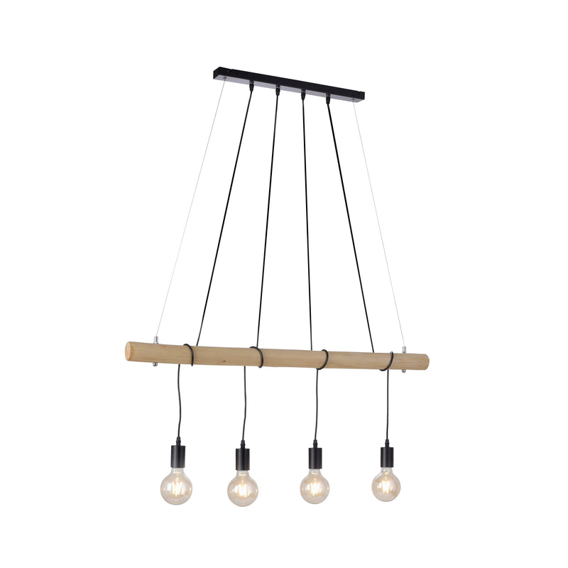 Lustra Paul Neuhaus TERO 4xE27 Negru