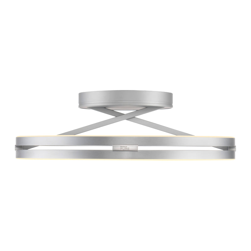 Plafoniera Paul Neuhaus PURE LOOP 2xLED Aluminiu