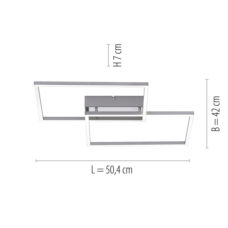 Plafoniera Paul Neuhaus IVEN 2xLED Otel