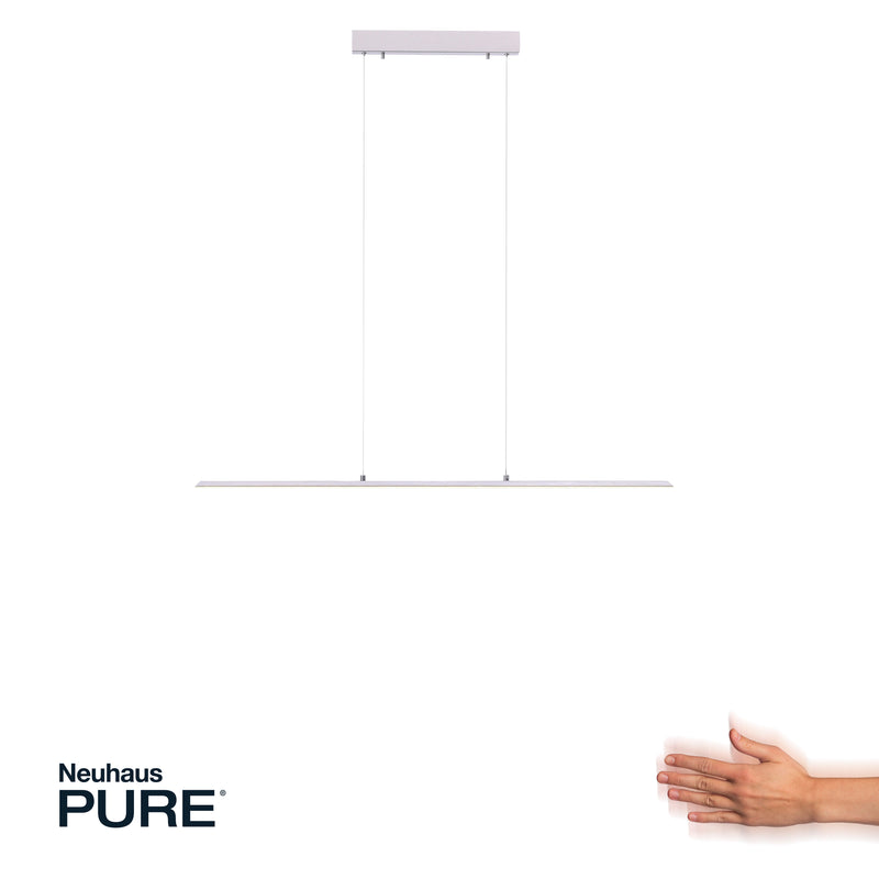 Lustra Paul Neuhaus PURE-LITE LED Argintiu