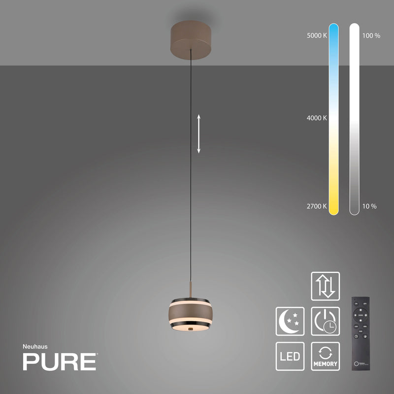 Lustra Paul Neuhaus PURE FALLING RINGS LED Maro