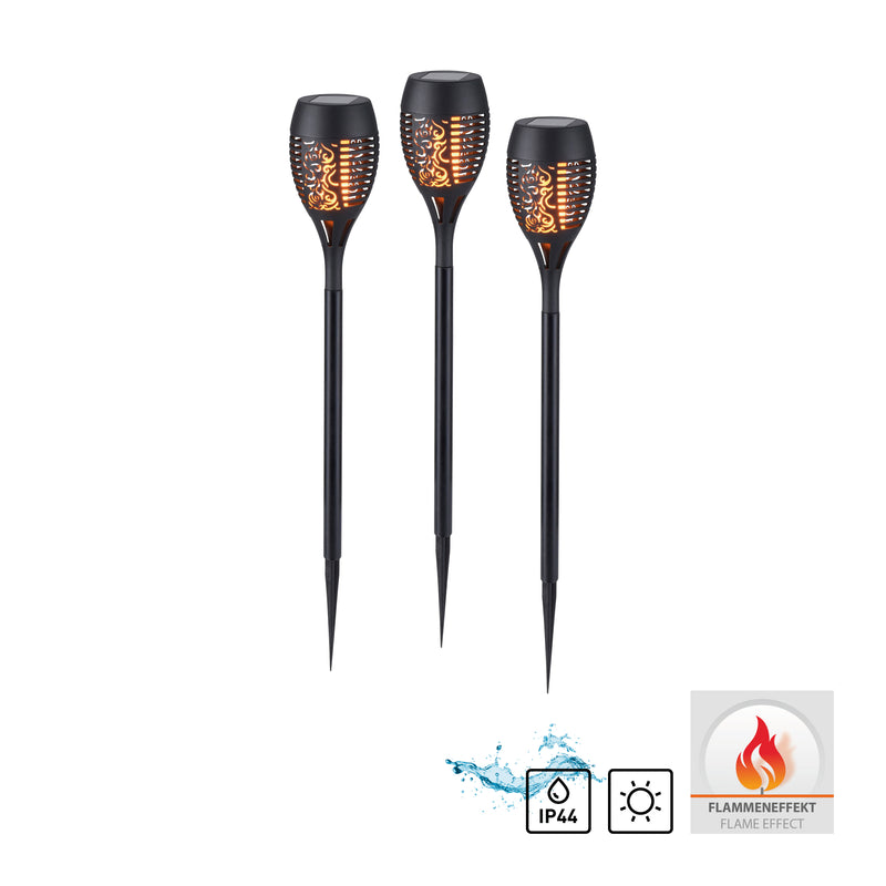 Lampa Exterior Paul Neuhaus FACKEL-SOL LED Negru