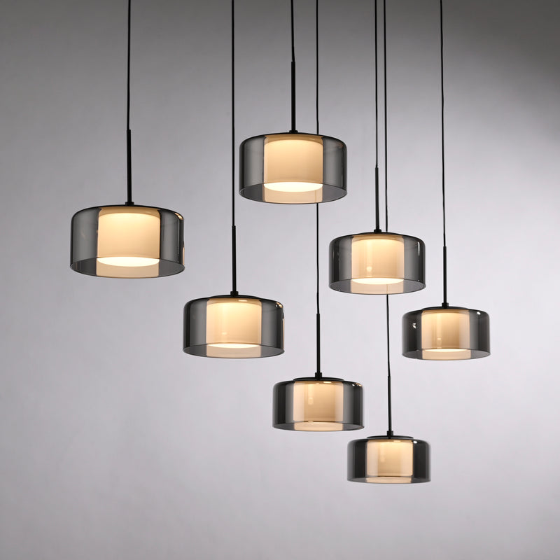 Lustra Paul Neuhaus RIKA 7xLED Negru