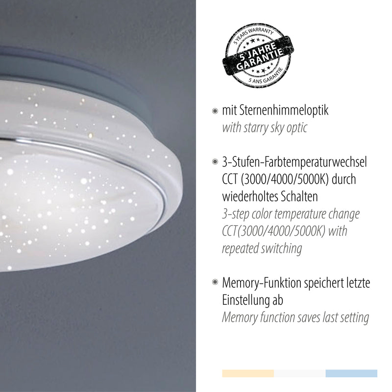 Plafoniera Paul Neuhaus JUPITER LED Alb