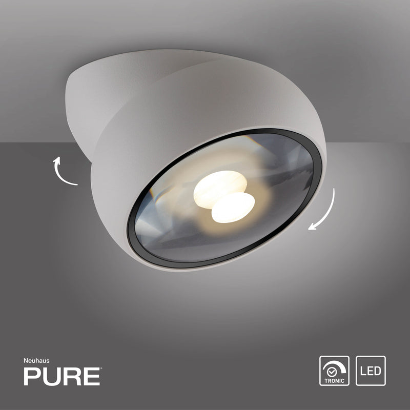 Plafoniera Paul Neuhaus PURE MOVE LED Alb