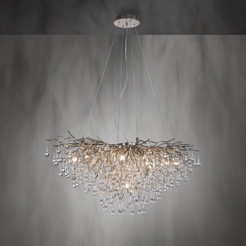 Lustra Paul Neuhaus ICICLE 10xG9 Otel