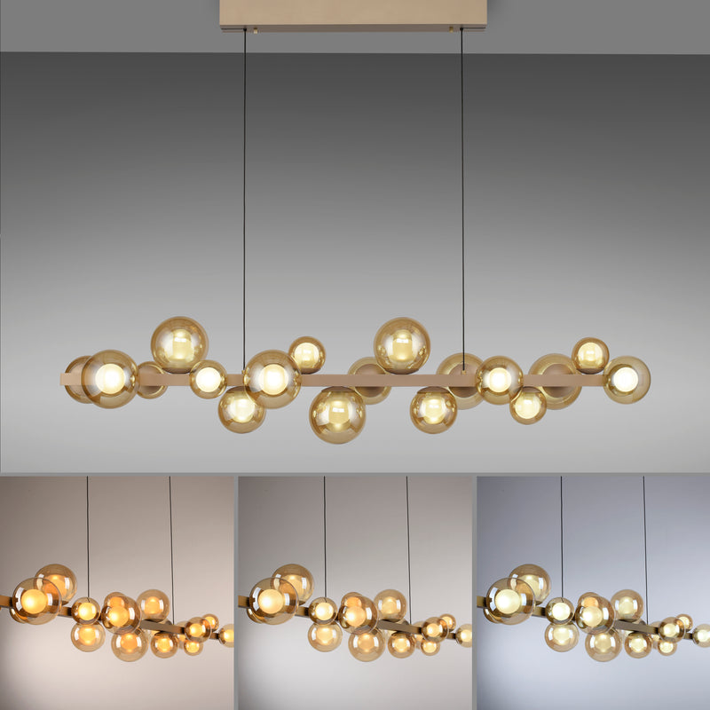 Lustra Paul Neuhaus PURE E-POPUP 18xLED Auriu