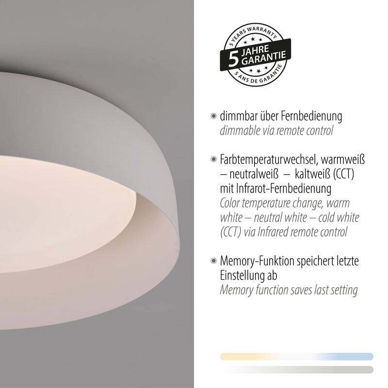 Plafoniera Paul Neuhaus OSKO LED Alb
