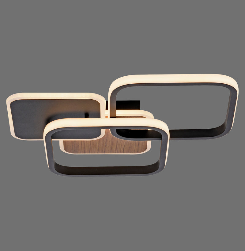 Plafoniera Zuma Line SEVENT LED Lemn Decor