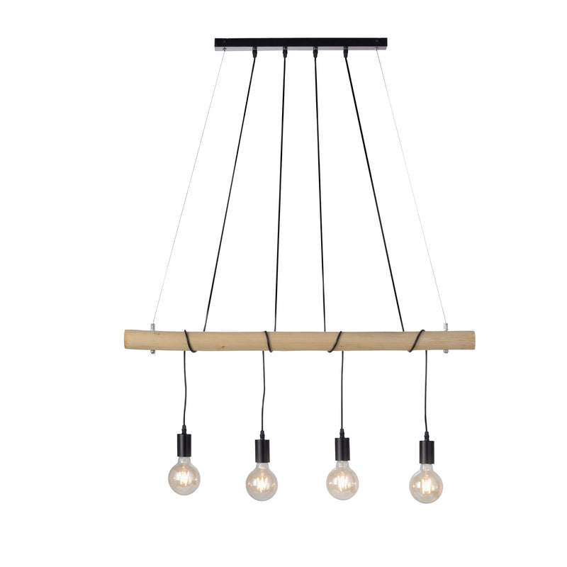 Lustra Paul Neuhaus TERO 4xE27 Negru