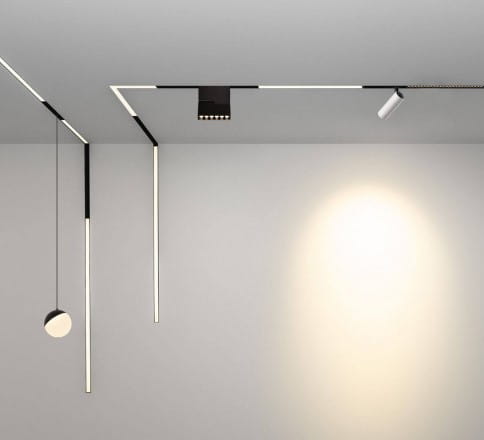 Proiector pe Sina Zuma Line MAGNETYCZNE 144xLED Negru