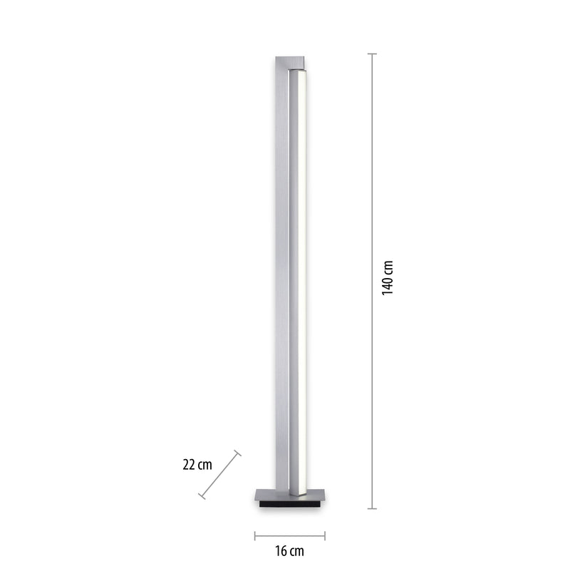 Lampadar Paul Neuhaus PURE-LINES LED Aluminiu