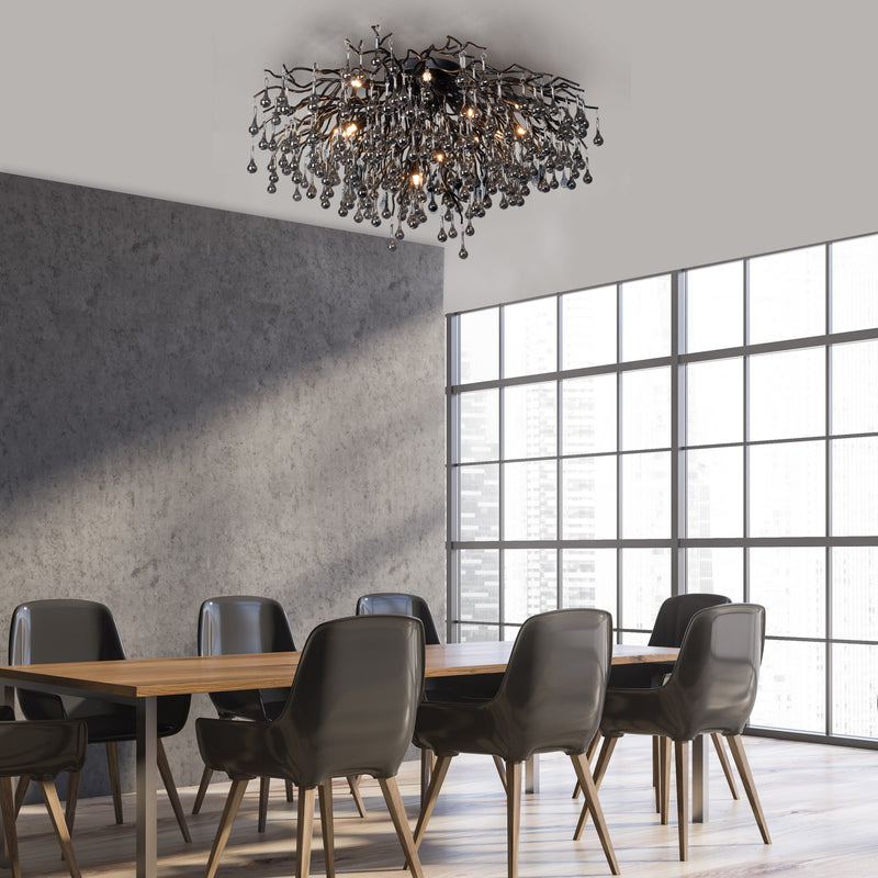 Plafoniera Paul Neuhaus ICICLE 14xG9 Negru