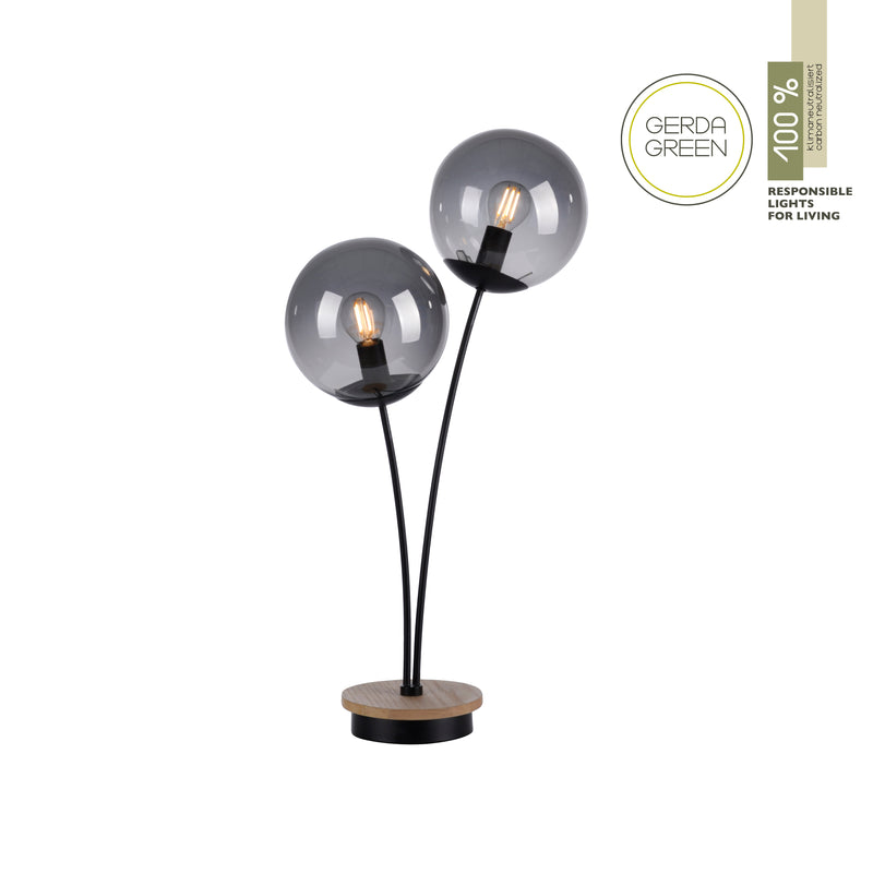 Veioza Paul Neuhaus GREEN WIDOW 2xE14 Negru