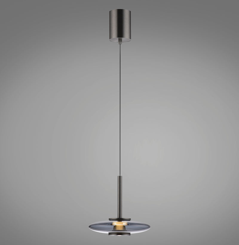 Lustra Paul Neuhaus PURE VITRUM 2xLED Gri