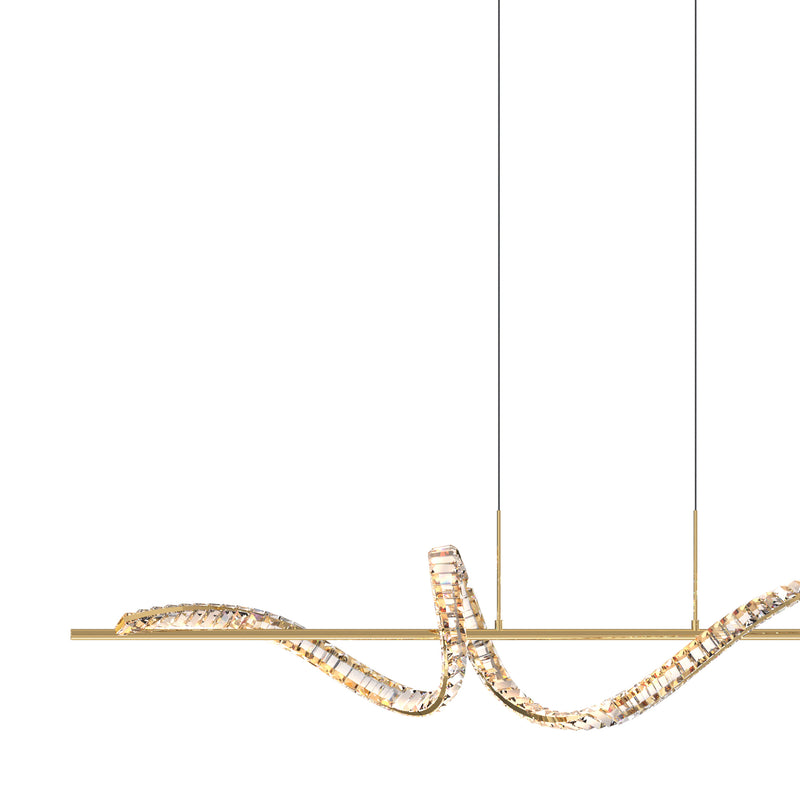 Lustra Zuma Line ATHESA LED Auriu