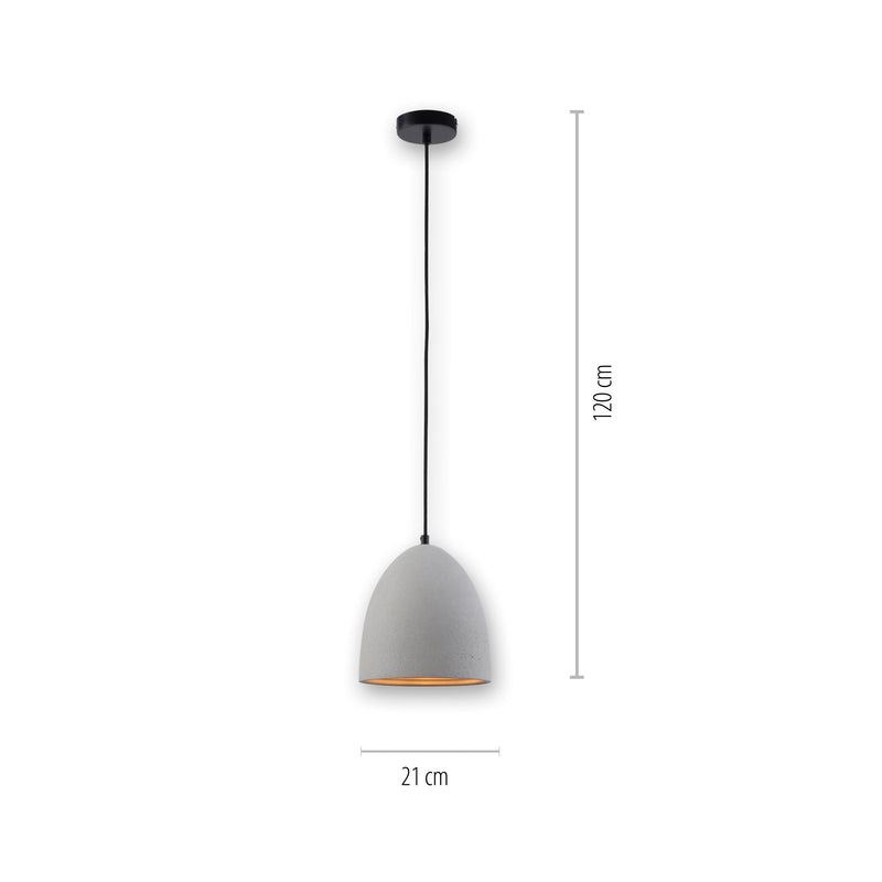 Lustra Paul Neuhaus ETON 1xE27 Gri