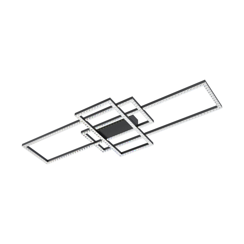 Plafoniera Zuma Line ERVI LED Negru Mat