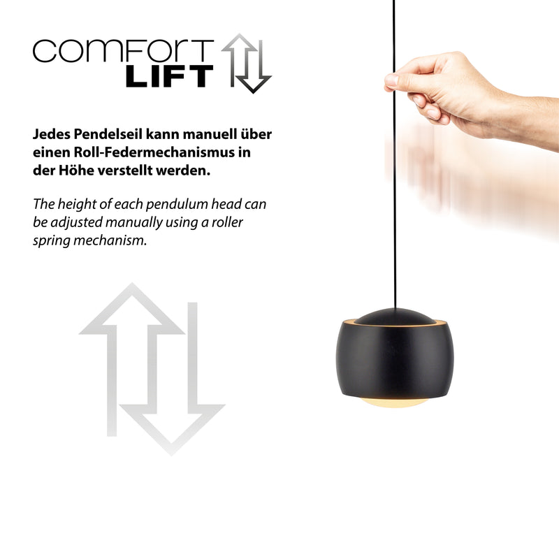 Lustra Paul Neuhaus BALLINI LED Negru
