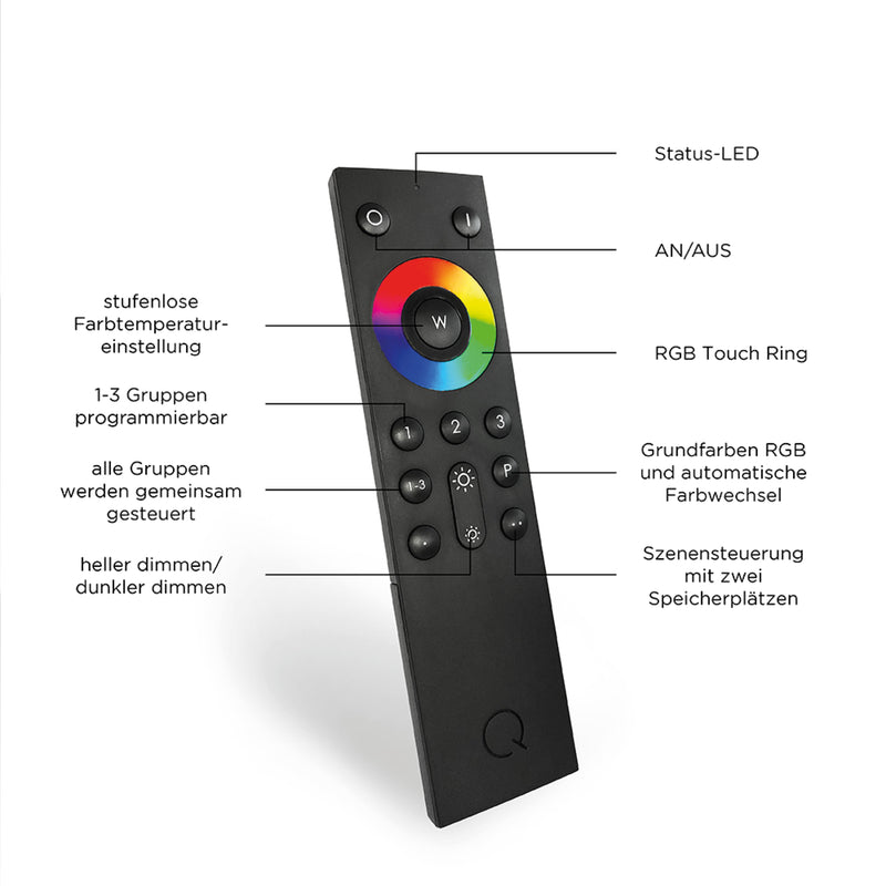 Lustra Paul Neuhaus Q-VITO LED Argintiu