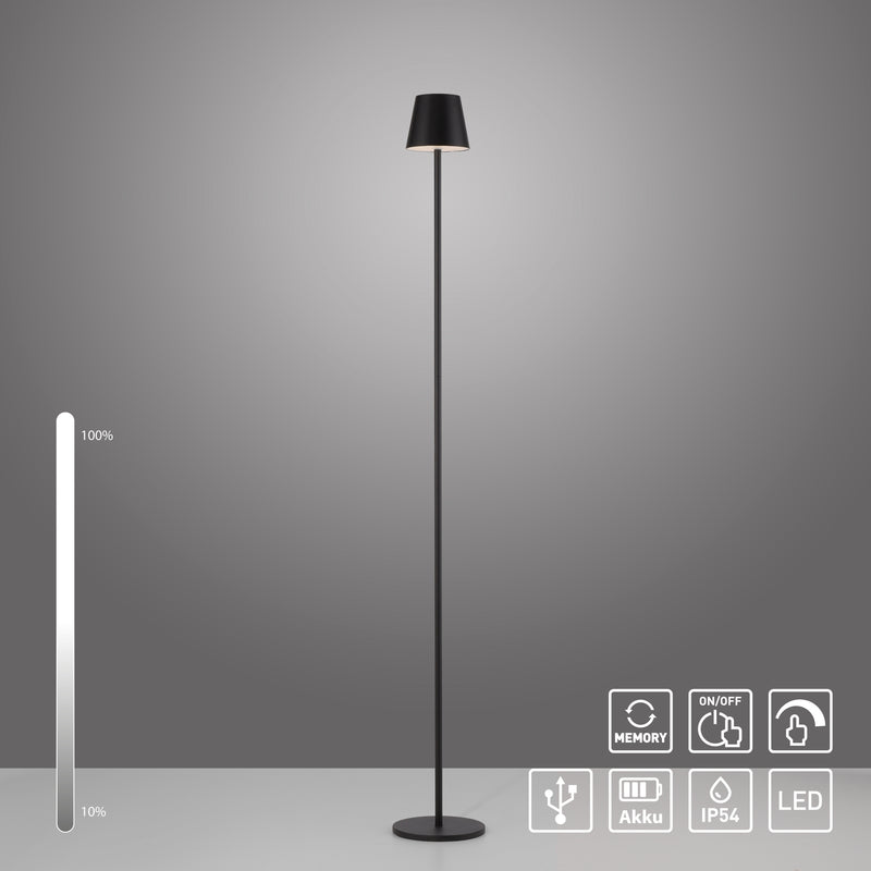 Lampa Exterior Paul Neuhaus EURIA LED Negru