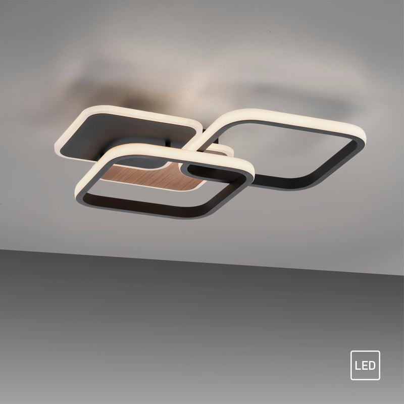 Plafoniera Zuma Line SEVENT LED Lemn Decor