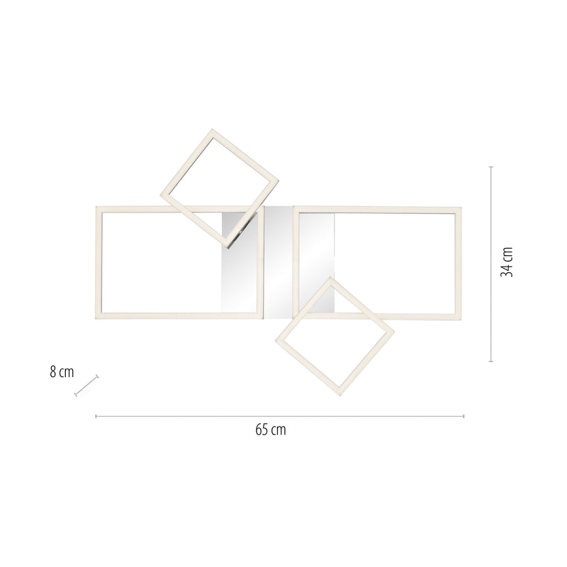 Plafoniera Paul Neuhaus IVEN 4xLED Otel