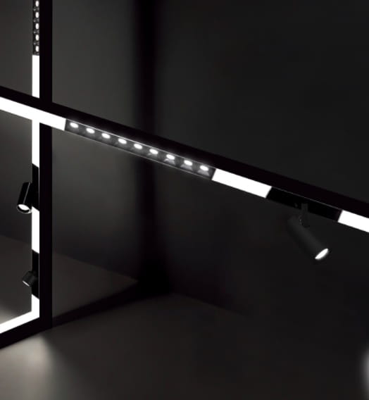 Proiector pe Sina Zuma Line MAGNETYCZNE 24xLED Negru